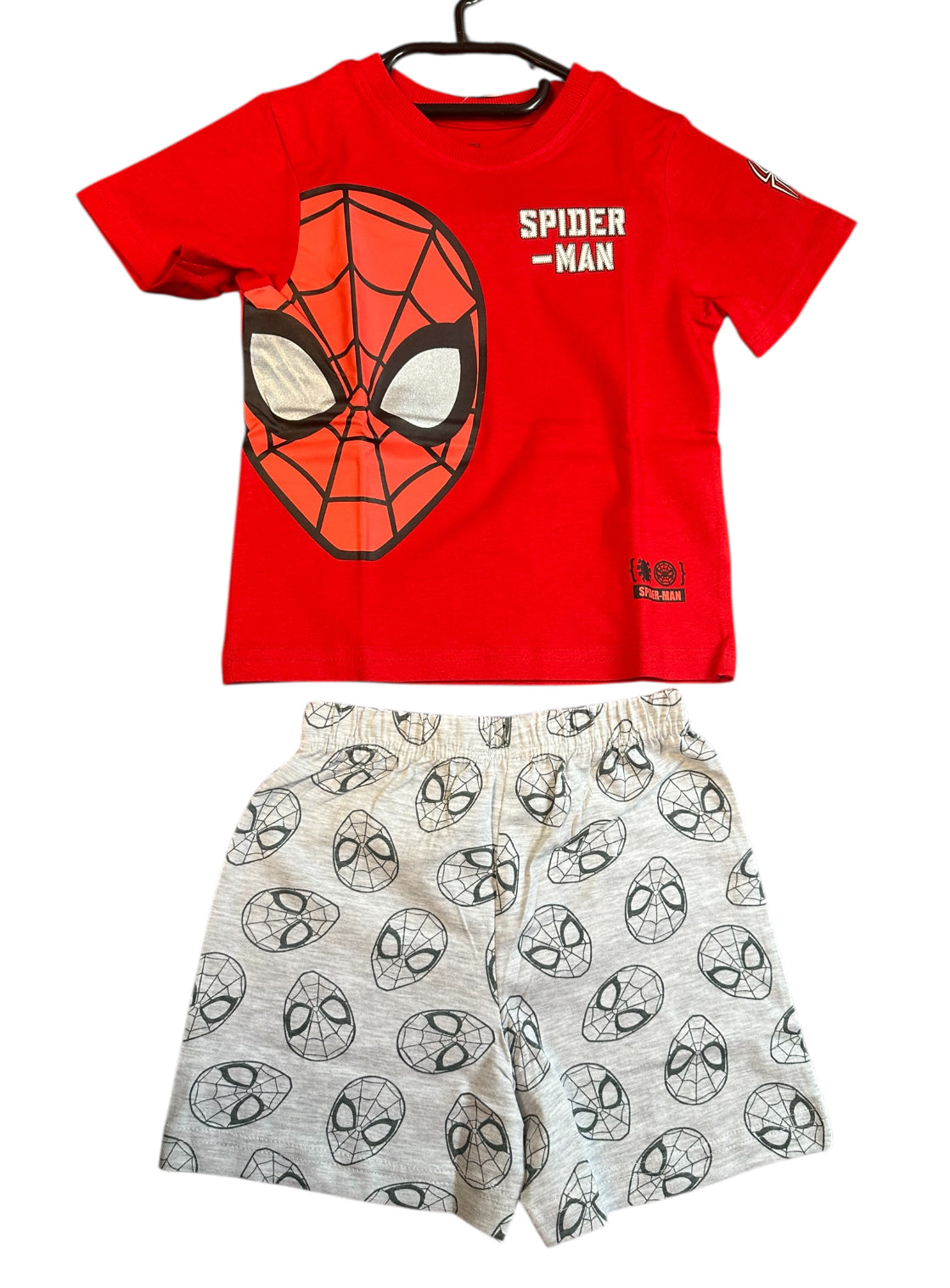 Kurzes Set Spider Man Rot