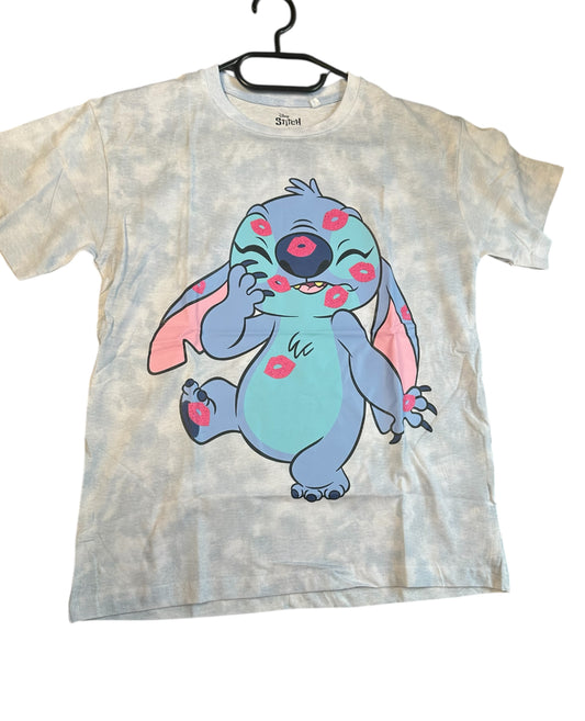T Shirt Stitch Damen grau