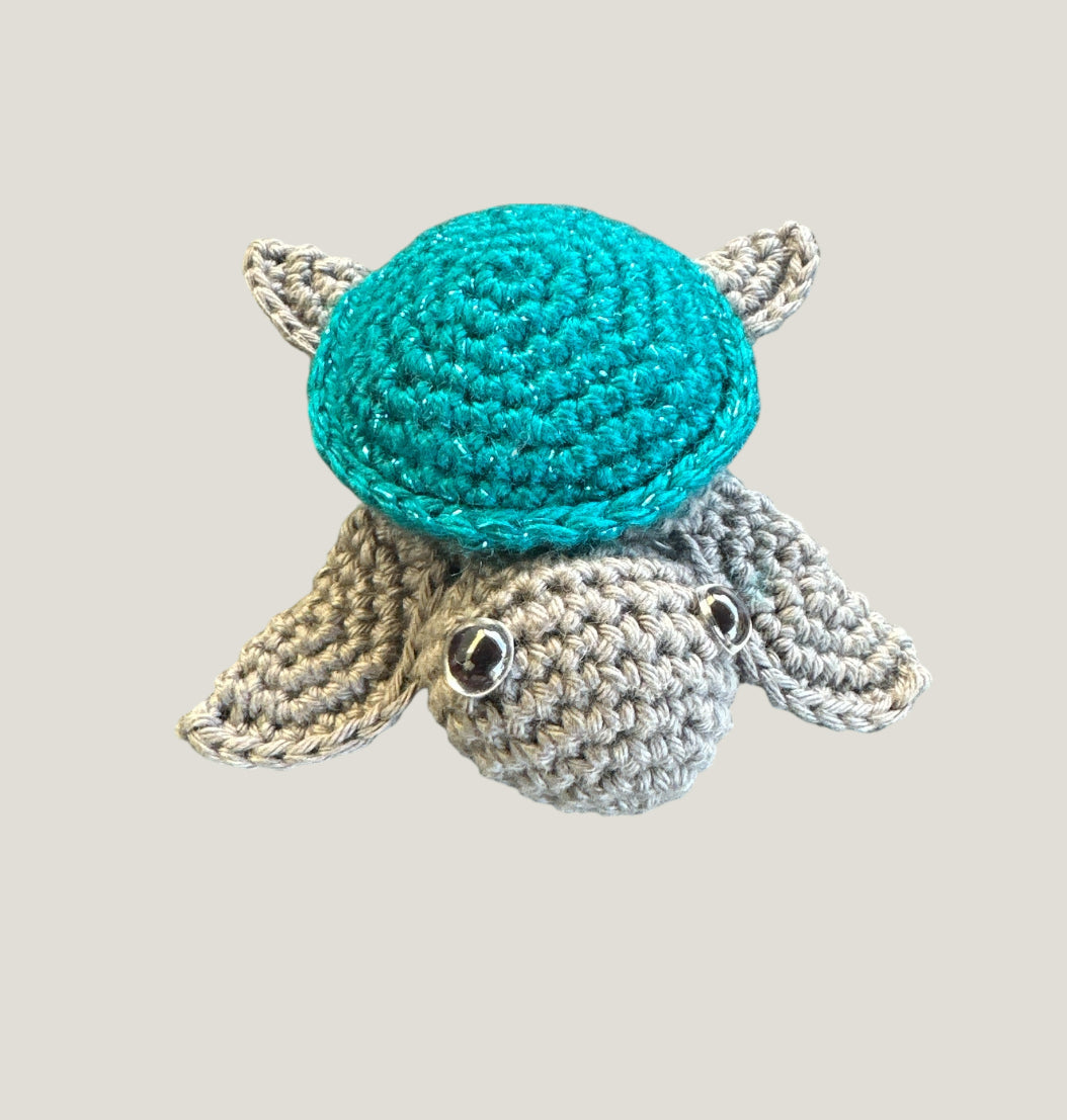 Kleine Schildkröte gehäkelt