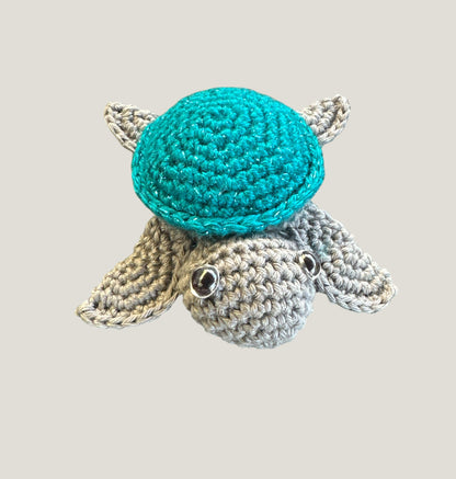 Kleine Schildkröte gehäkelt