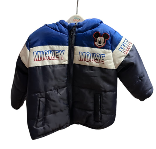 Winter Jacke Mickey blau