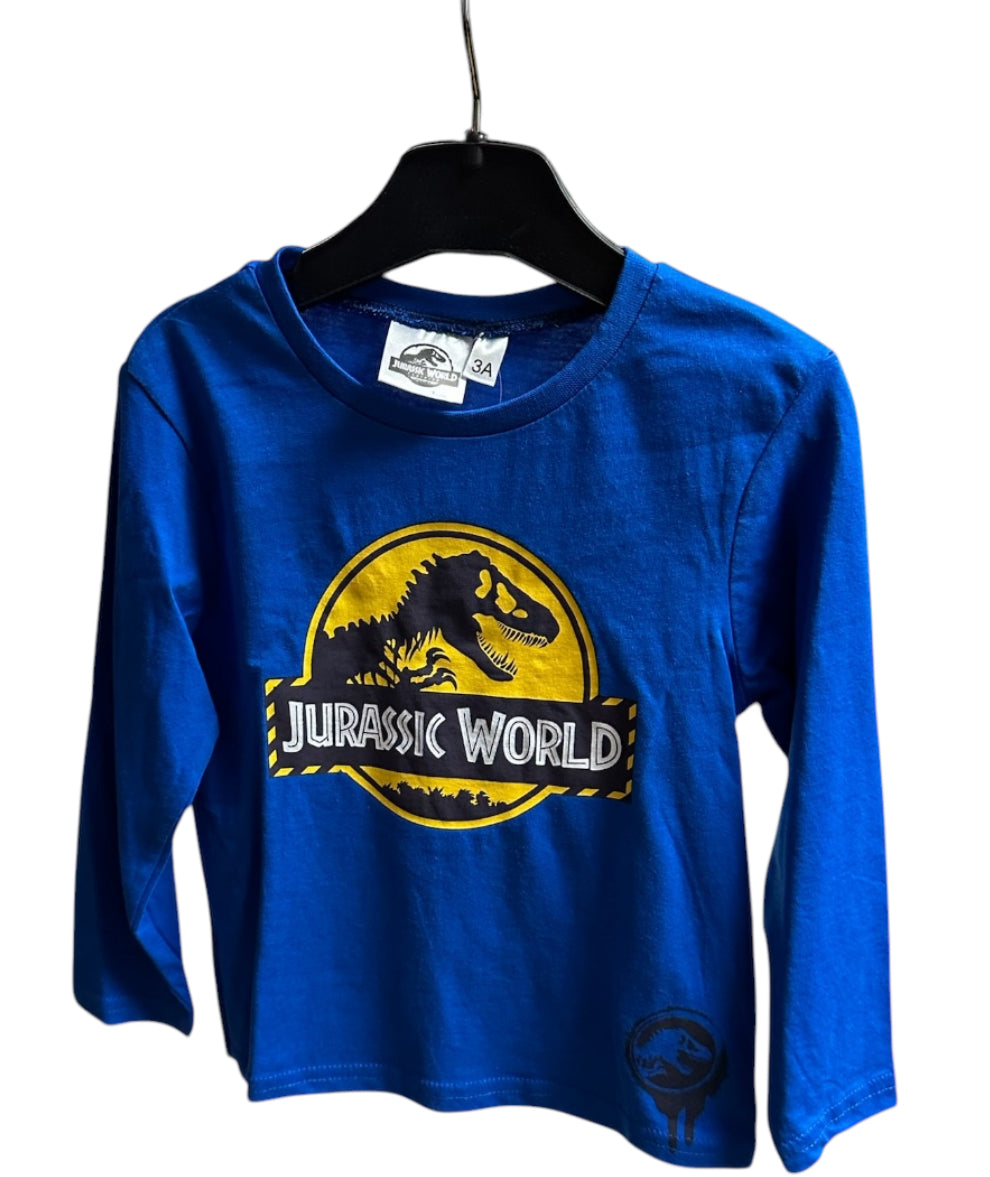 Langarm Shirt Jurassic world blau Gr.98