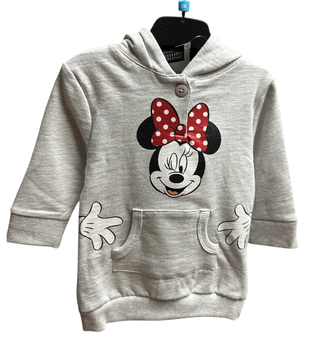 Long Hoody Minnie grau Gr.68