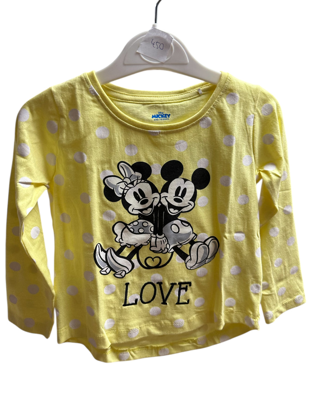 Langarm Shirt Minnie gelb