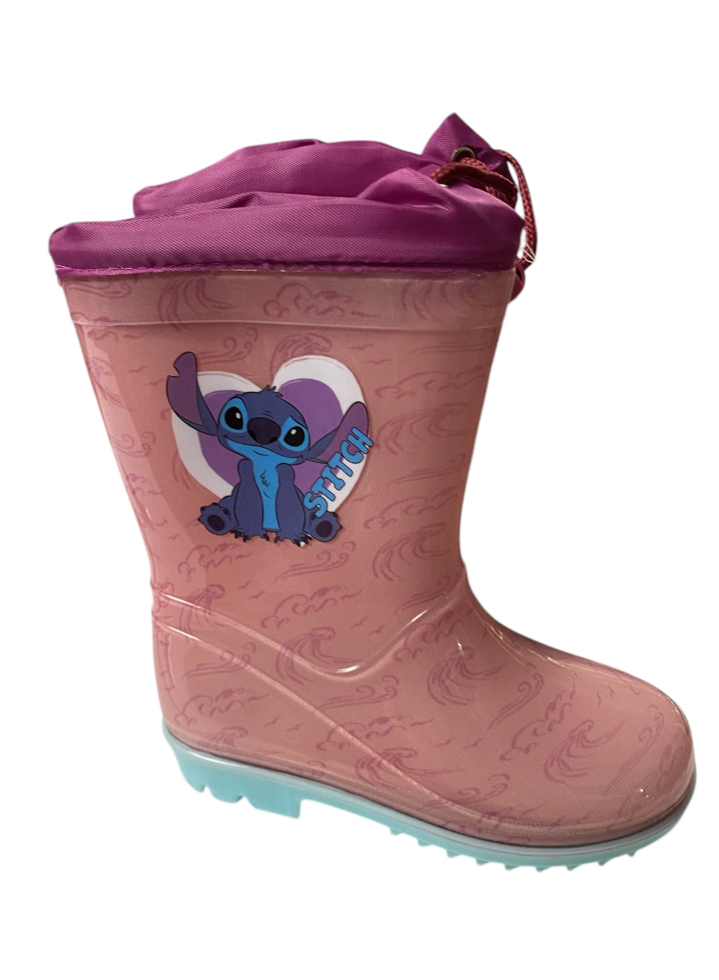 Gummistiefel Stitch rosa