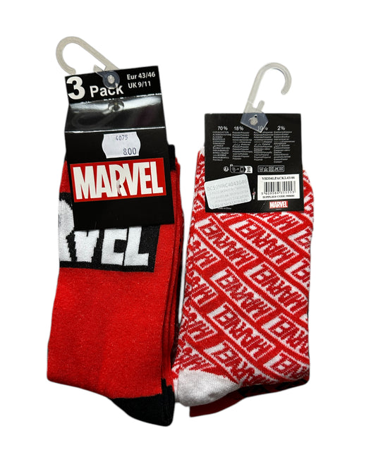 3er pack Marvel Socken Herren