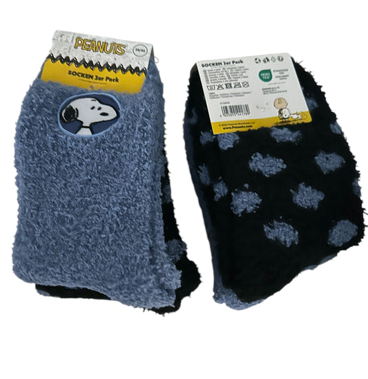 2er pack kuschel Socken Snoopy blau