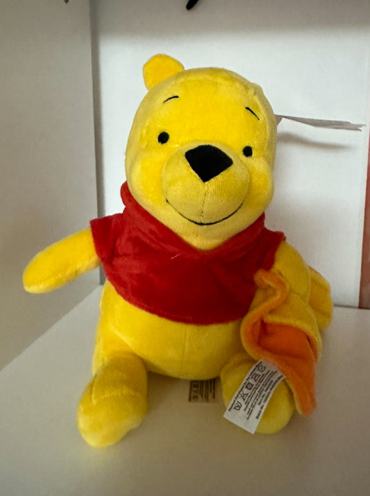 Plüsch Winnie Pooh mit Tuch