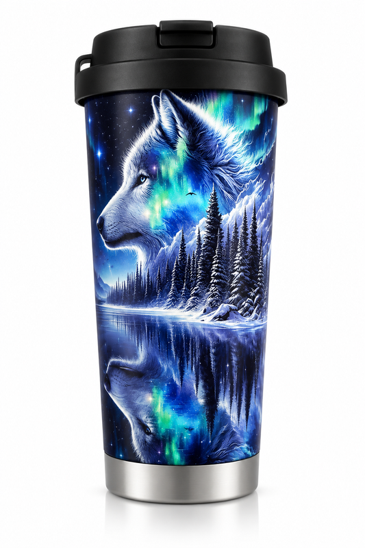 Thermobecher Coffee Wolf